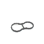 GASKET. A circular disk covered.